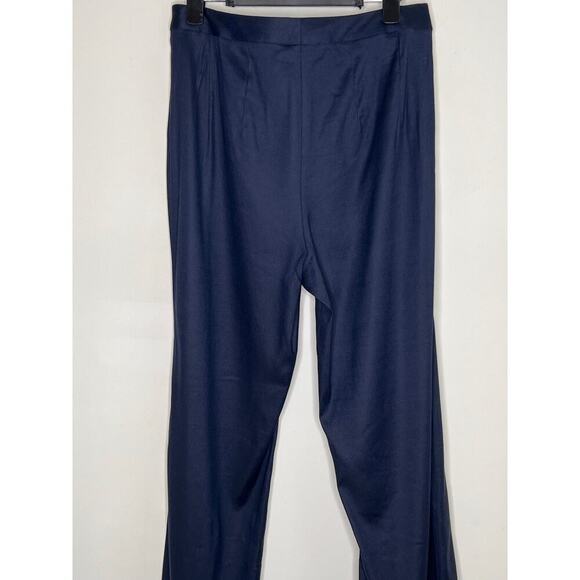 Hinson Wu Vanessa Stretch Twill Pull On Trouser Pants Navy Women's Size S NWT - Picture 8 of 9